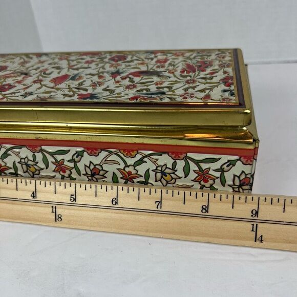 Vintage Decorative Tin Boxes Made in Western Germany Victorian - Picture 6 of 13